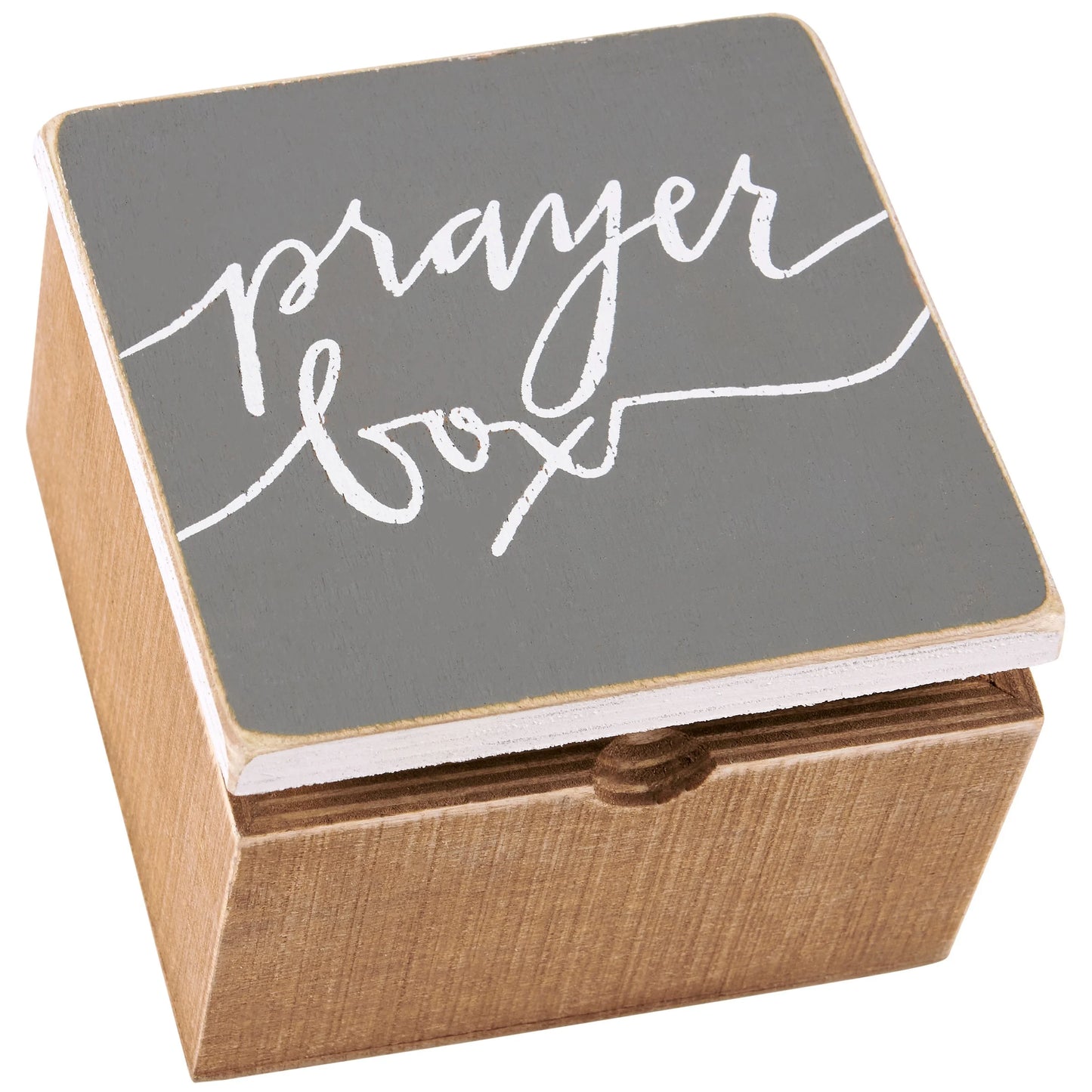 Wooden Hinged Prayer Box