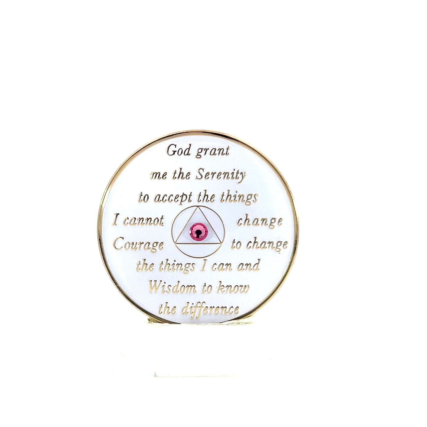 Hey Sis Abbey Fickley Crystalized Sobriety Coin (TT)