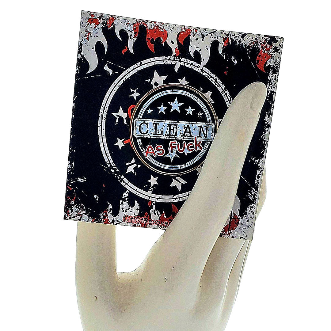 "Clean As Fuck" Recovery Celebration Value Gift Box 3x3
