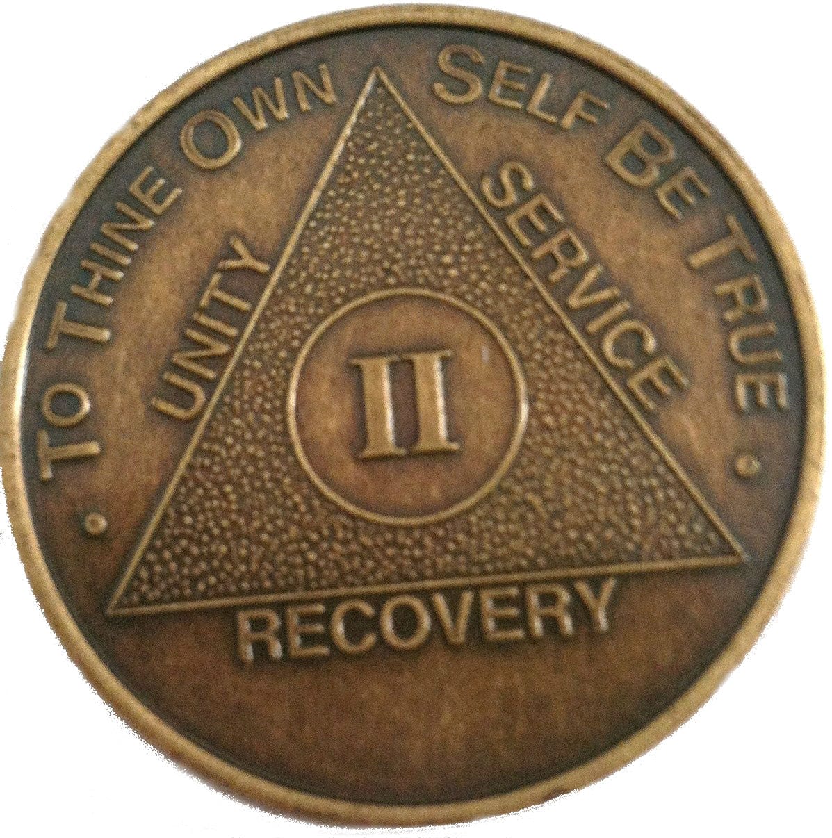 Sobriety Chip AA Bronze Chip