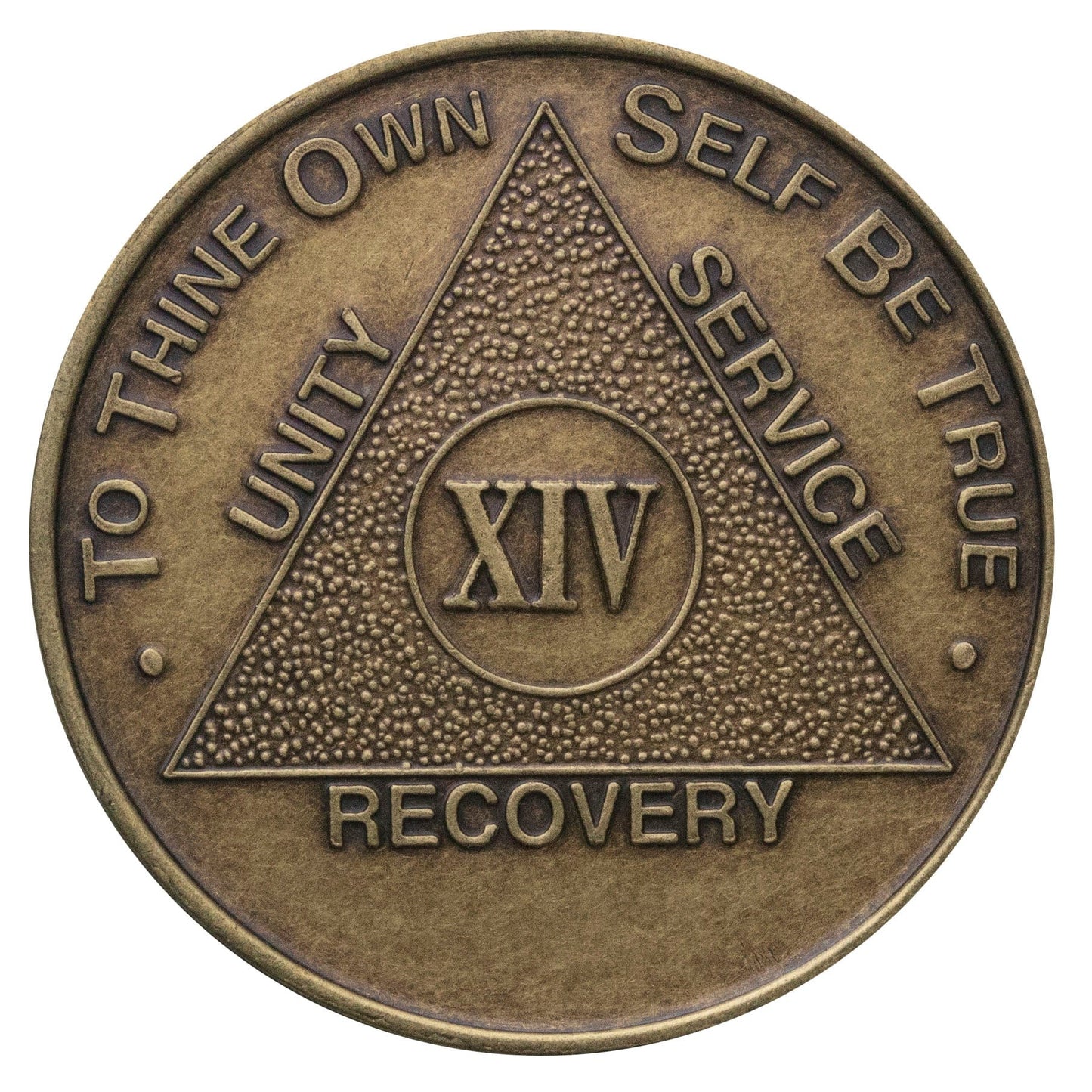 Sobriety Chip AA Bronze Chip