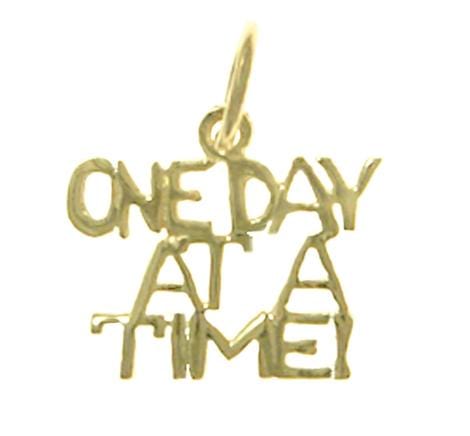 14K Gold, Sayings Pendant, 