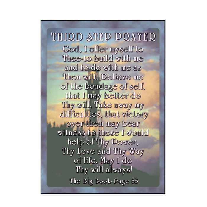 Recovery Step Prayers Greeting Cards