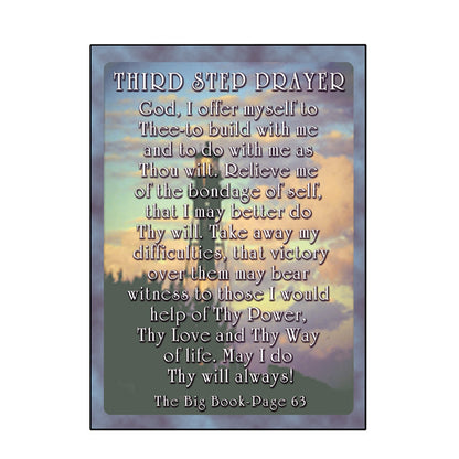 Recovery Step Prayers Greeting Cards
