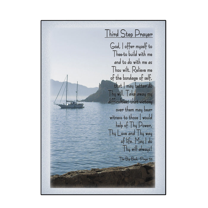Recovery Step Prayers Greeting Cards