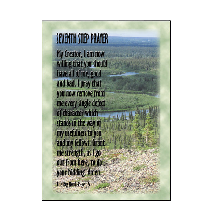 Recovery Step Prayers Greeting Cards