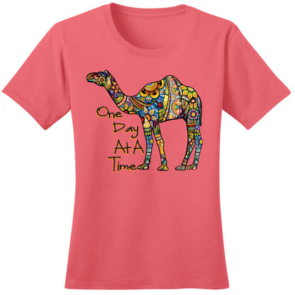 One Day At A Time Camel T-Shirt
