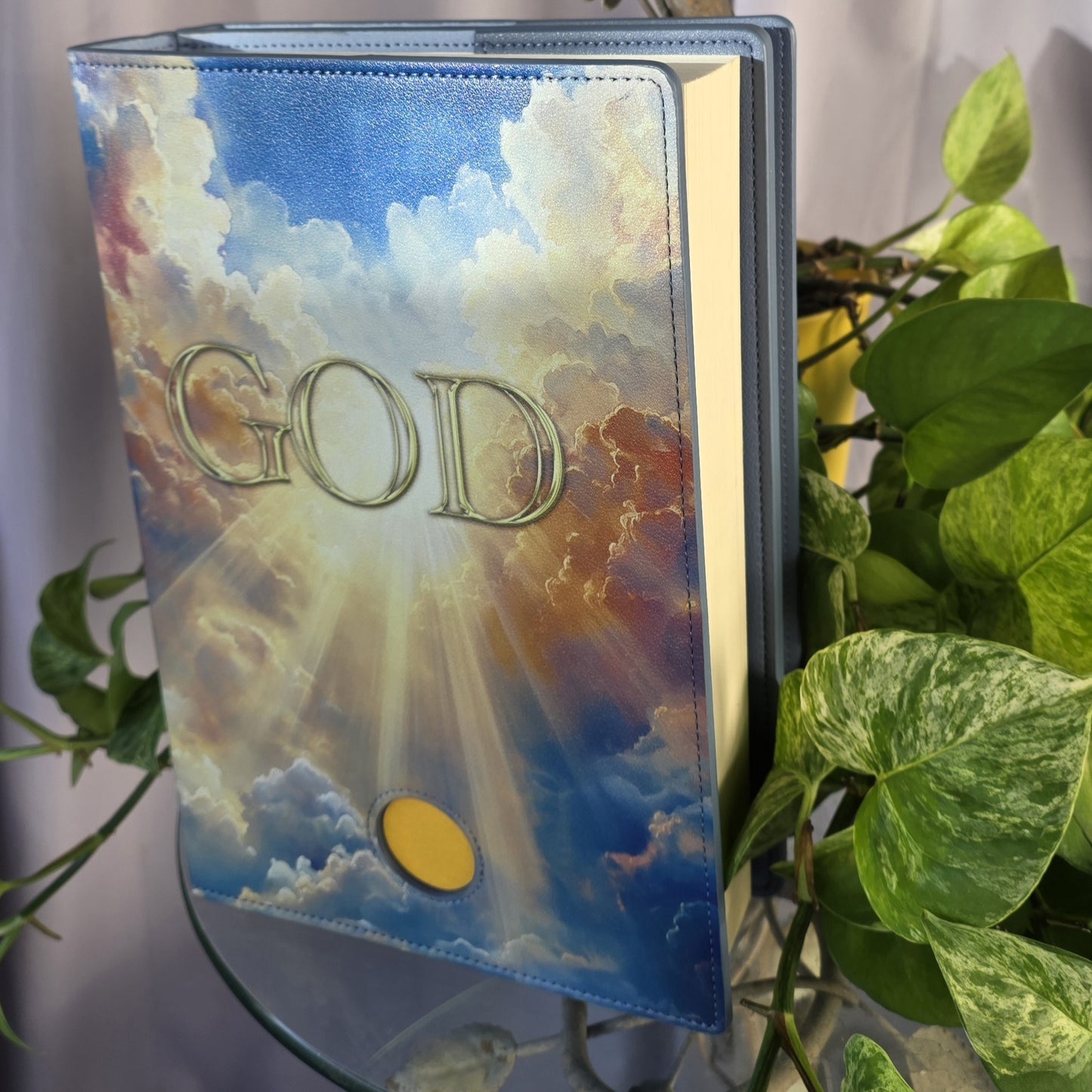 God AA Big Book Cover | Large Print Big Book & 12 and 12 Cover with Chip Holder