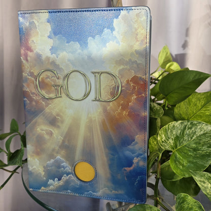 God AA Big Book Cover | Large Print Big Book & 12 and 12 Cover with Chip Holder
