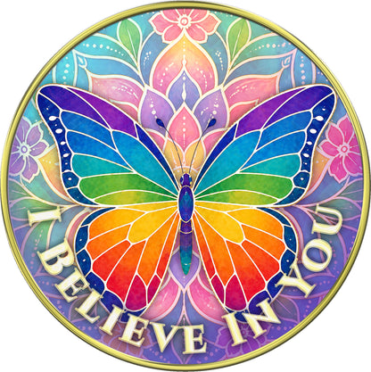 Courage to Change Inspirational Medallion