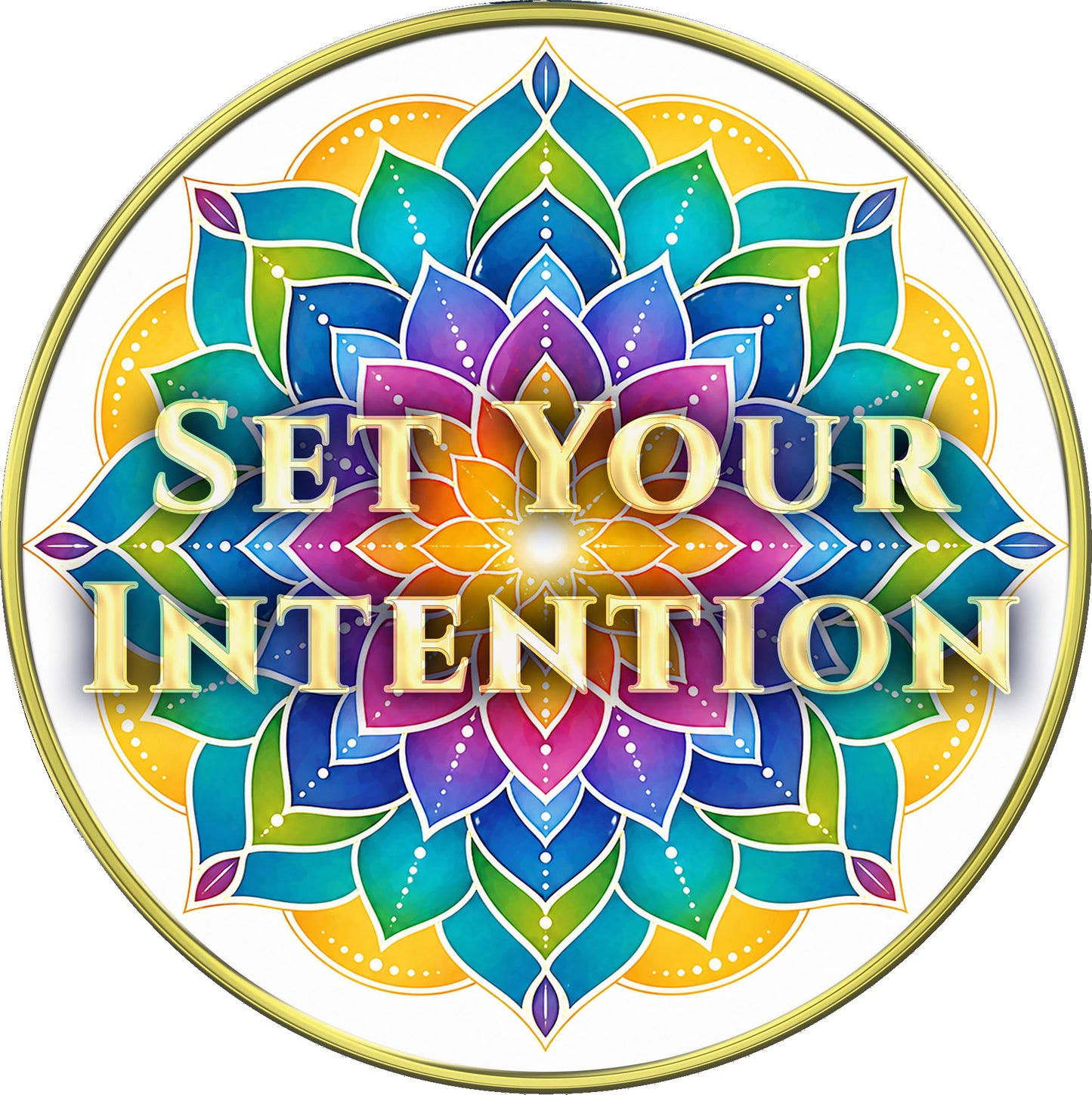 "Inner Stillness | I Choose What Is Right For Me" Inspirational Medallion