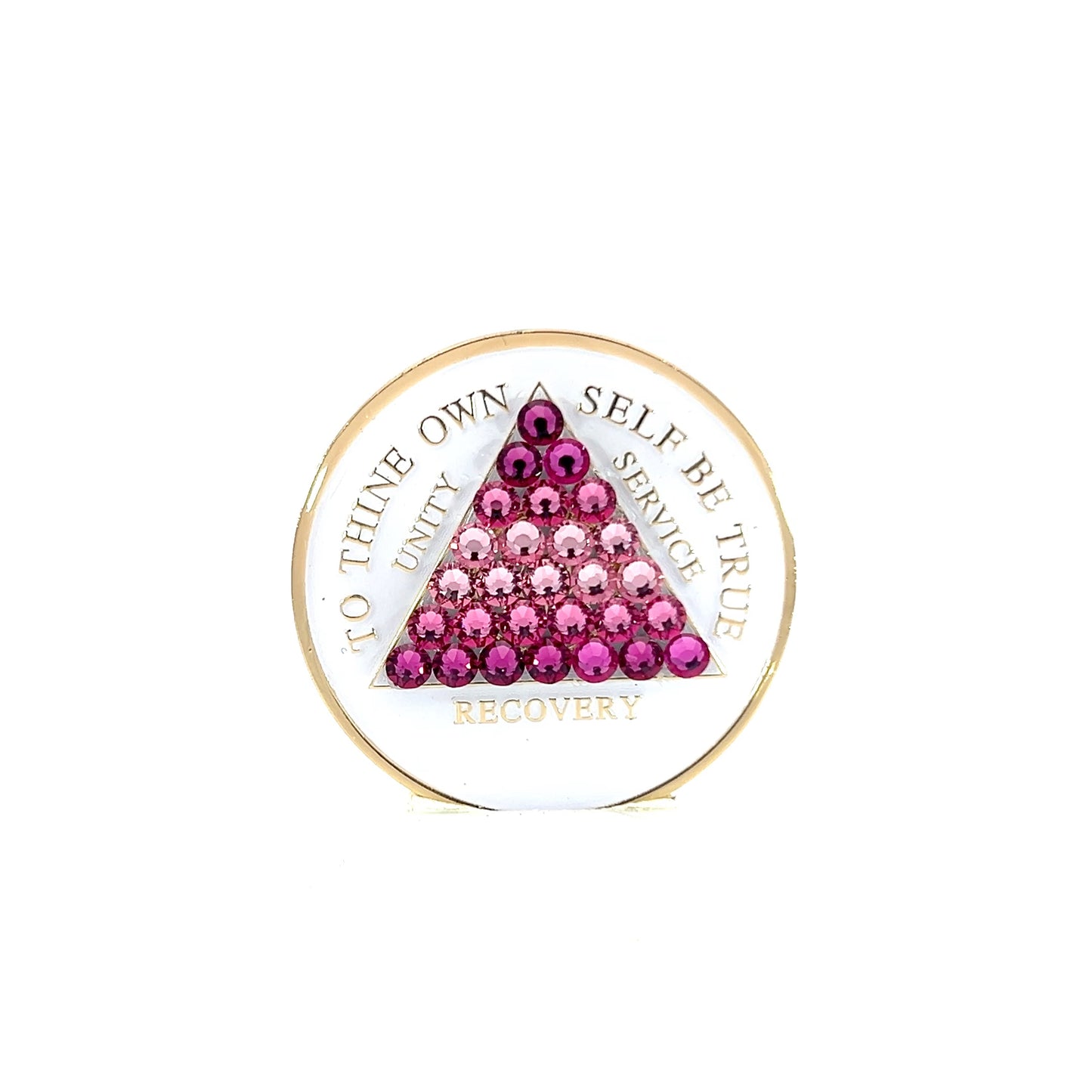 Hey Sis Abbey Fickley Crystalized Sobriety Coin (TT)