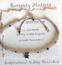Load image into Gallery viewer, A Star For Me Bracelet By Recovery Matters White
