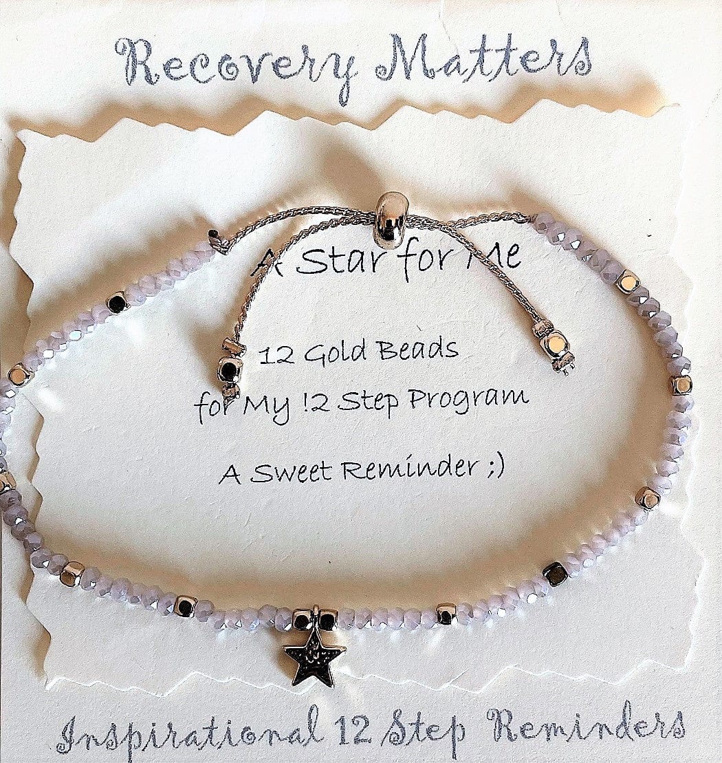 A Star For Me Bracelet By Recovery Matters White