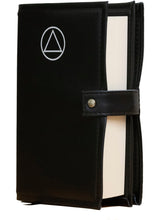 Load image into Gallery viewer, AA Black Double Book Cover With Circle Triangle
