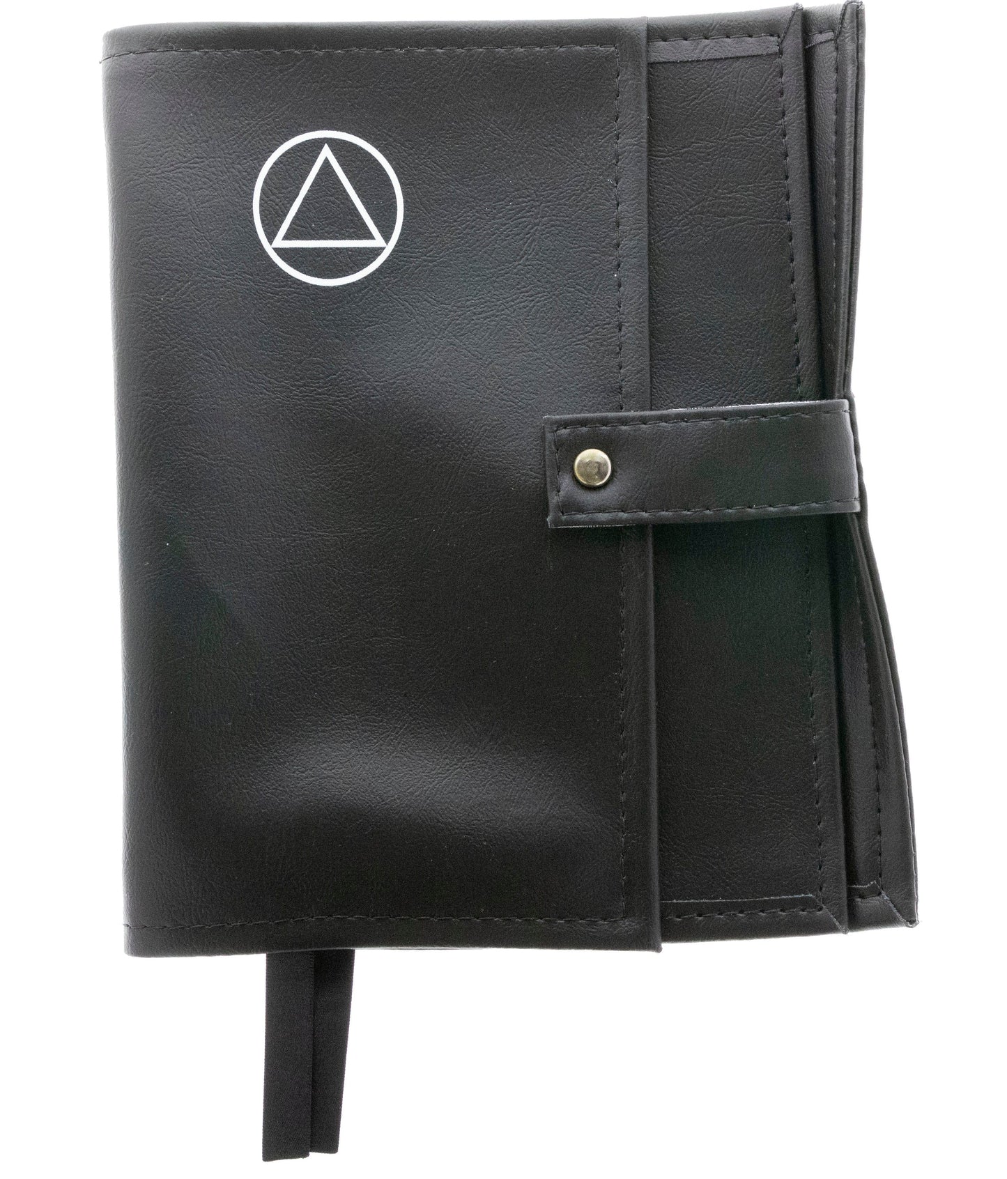 AA Black Double Book Cover With Circle Triangle