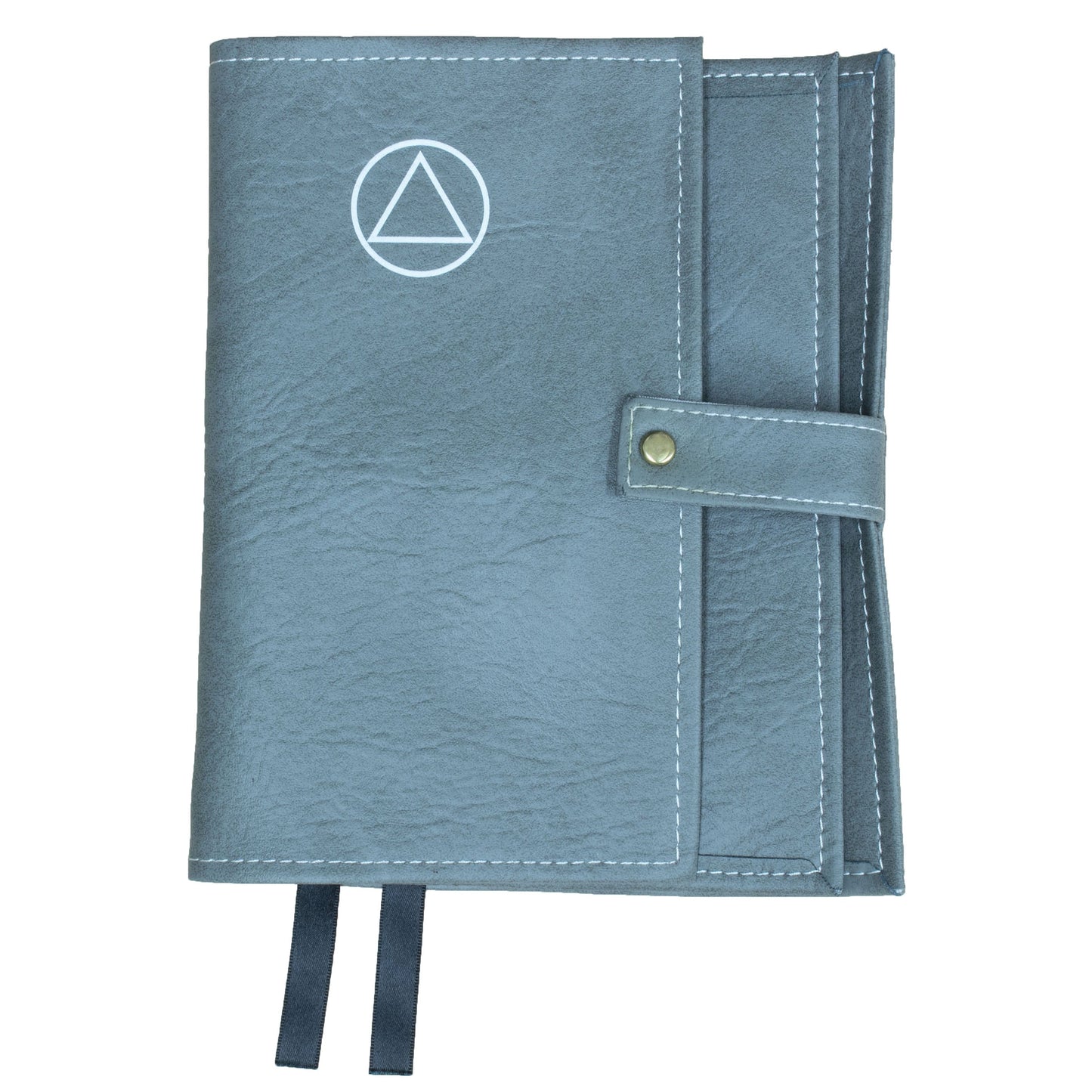 AA Gray Double Book Cover With AA Symbol For Hardcover Books