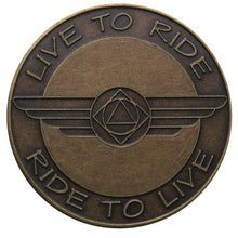 Load image into Gallery viewer, Biker Bronze Coin
