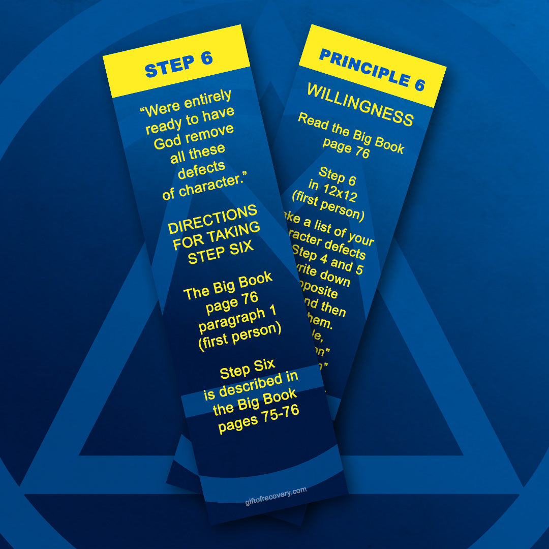 Step 6 & the Principle of Willingness Directions Bookmark