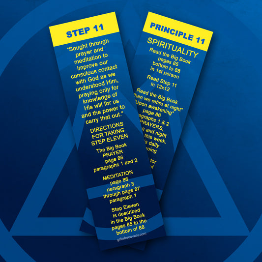 Step 11 & the Principle of Spirituality Directions Bookmark