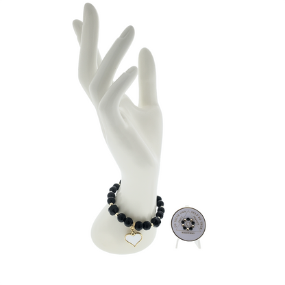 Onyx Crystal Bracelet with Matching Recovery Chip