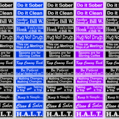 Multiple Recovery Sayings Strip Set Three