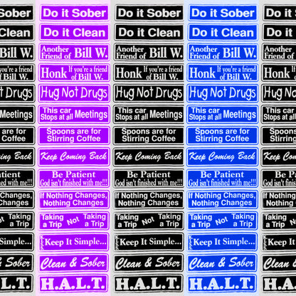 Multiple Recovery Sayings Strip Set Three