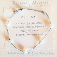 Load image into Gallery viewer, C.L.E.A.N. Bracelet By Recovery Matters Rhodium (Silver)
