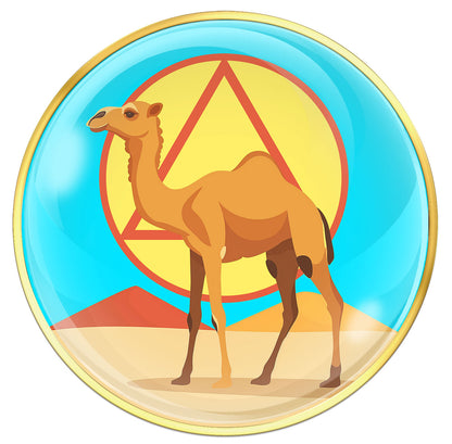 AA Recovery Medallion - Camel - One Day at a Time