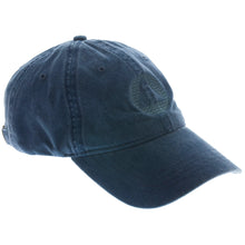 Load image into Gallery viewer, Circle Triangle Embroidered Hat Dark Jean Blue

