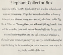Load image into Gallery viewer, Elephant Bling Box/Sobriety Chip Holder (with Chip)
