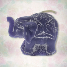 Load image into Gallery viewer, Elephant Candle from Bali Purple
