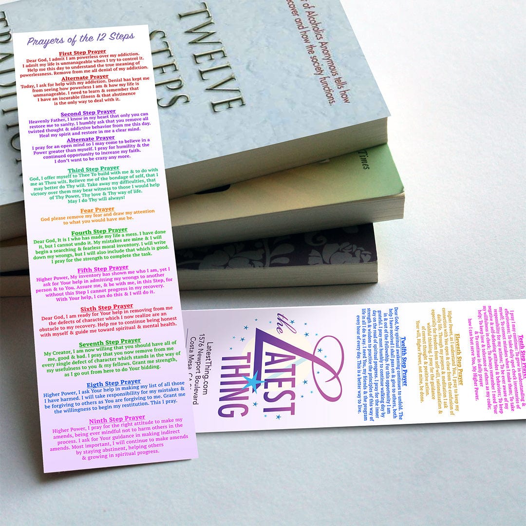 Free Prayers Of The Twelve Steps Bookmark free-prayers-of-the-twelve-steps-bookmark