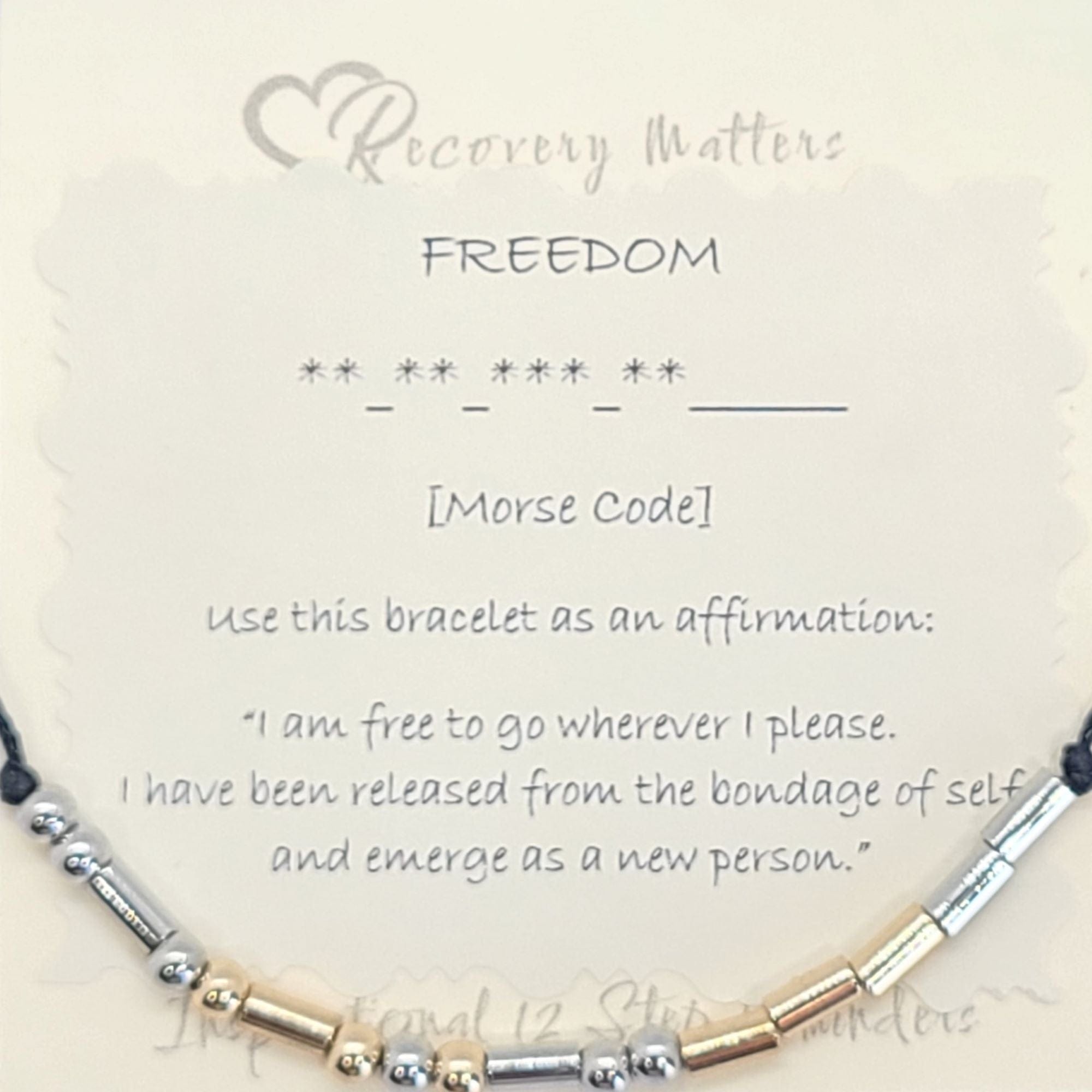 Morse Code Bracelet | DAUGHTER marble and light pink – Bubs' and Betty's