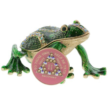 Load image into Gallery viewer, FROG Collector Bling Box/Sobriety Chip Holder (with Chip)
