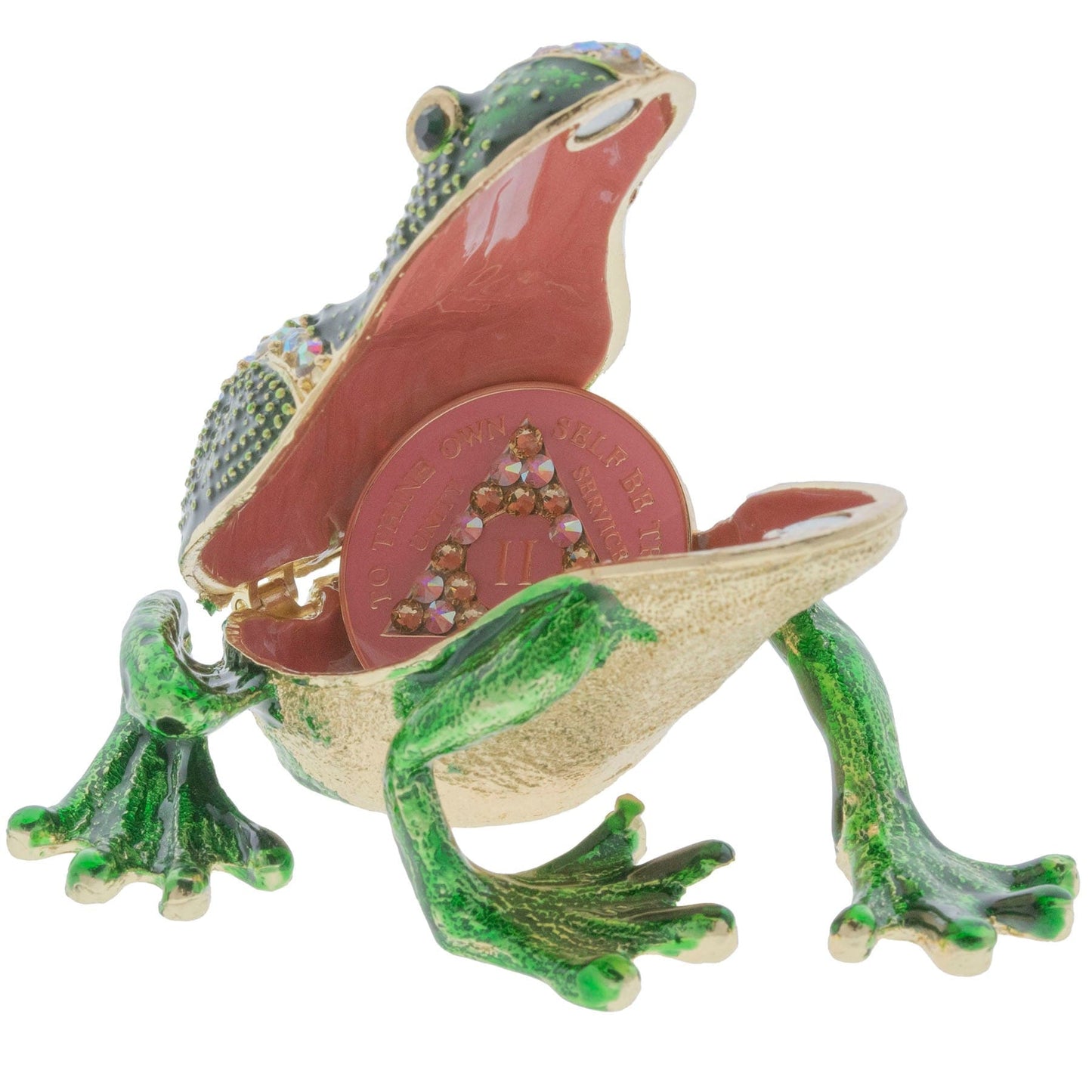 FROG Collector Bling Box/Sobriety Chip Holder (with Chip)