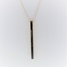 Load image into Gallery viewer, &quot;Gratitude&quot; Bar Necklace By Recovery Matters
