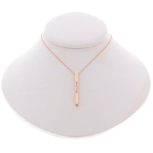 Load image into Gallery viewer, &quot;Gratitude&quot; Bar Necklace By Recovery Matters Rose Gold
