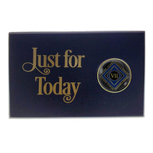 Load image into Gallery viewer, Just For Today Coin Holder Plaque Black (Horizontal)
