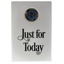 Load image into Gallery viewer, Just For Today Coin Holder Plaque White
