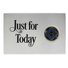 Load image into Gallery viewer, Just For Today Coin Holder Plaque White (Horizontal)
