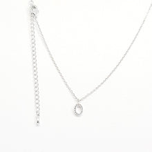 Load image into Gallery viewer, Keep An Open Mind Necklace by Recovery Matters Silver (Rhodium)
