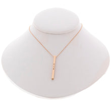 Load image into Gallery viewer, &quot;Let It Go&quot; Bar Necklace By Recovery Matters Rose Gold
