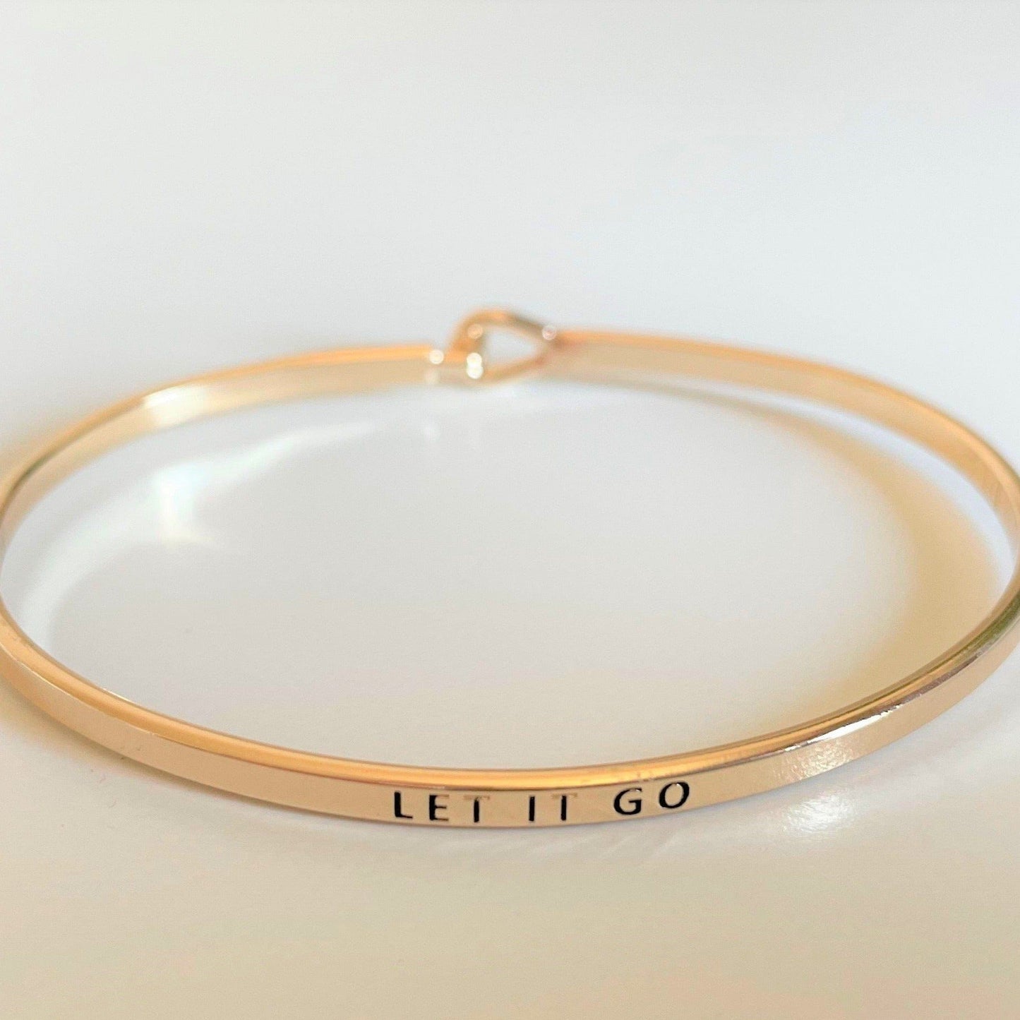 "Let It Go" Bracelet By Recovery Matters Gold