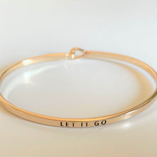 Load image into Gallery viewer, &quot;Let It Go&quot; Bracelet By Recovery Matters Gold

