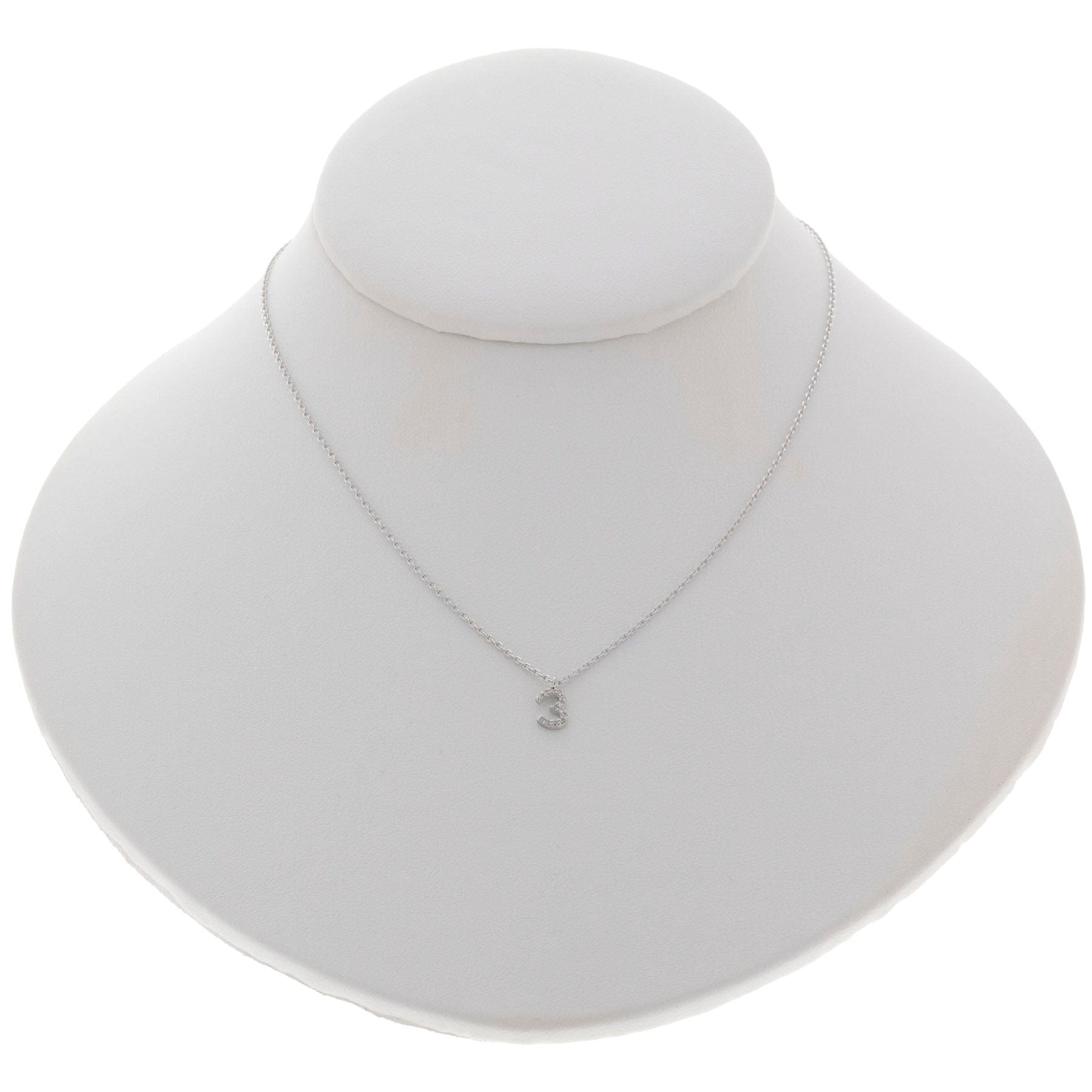 Milestone Necklace By Recovery Matters Rhodium / 3