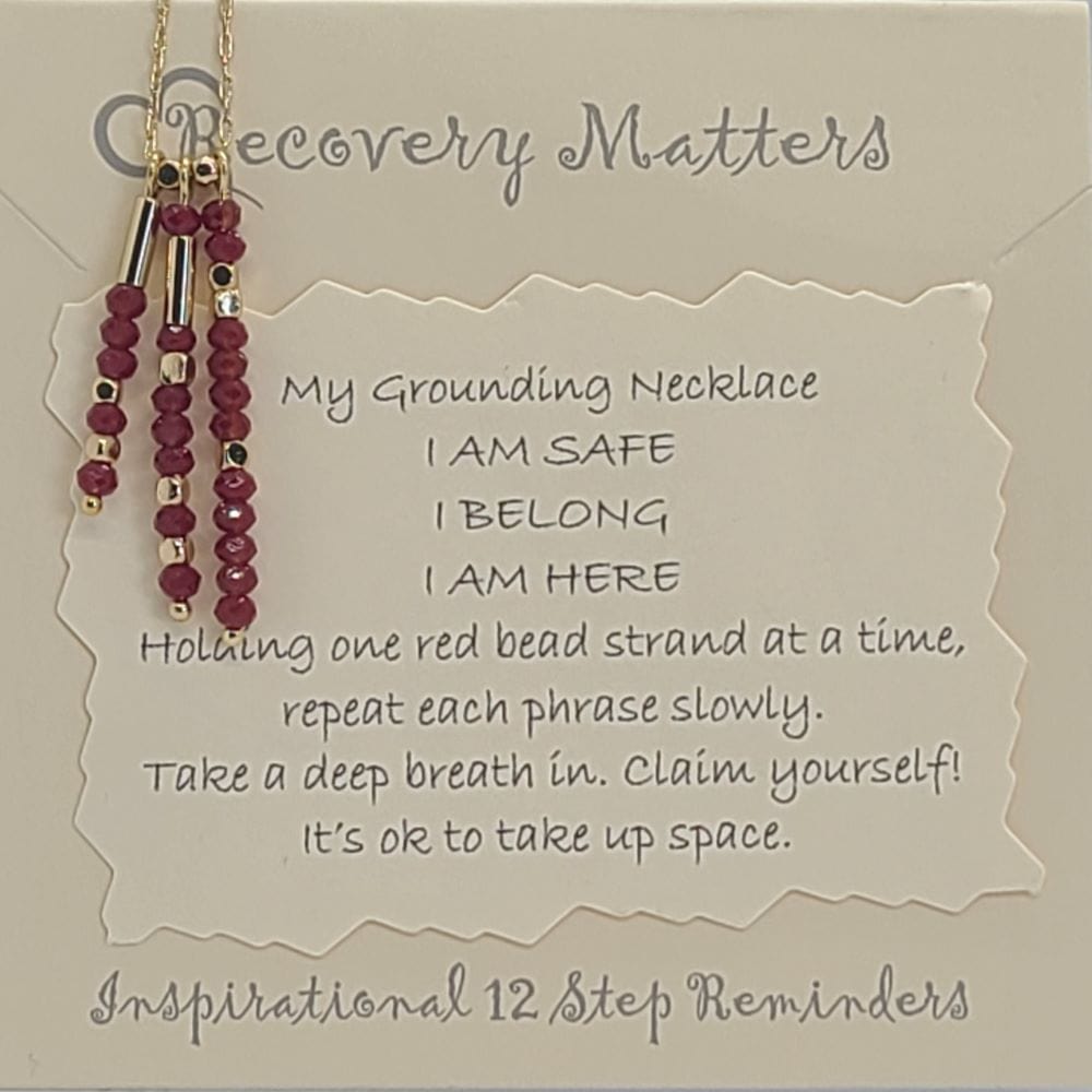 My Grounding Necklace by Recovery Matters