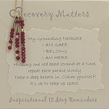 Load image into Gallery viewer, My Grounding Necklace by Recovery Matters
