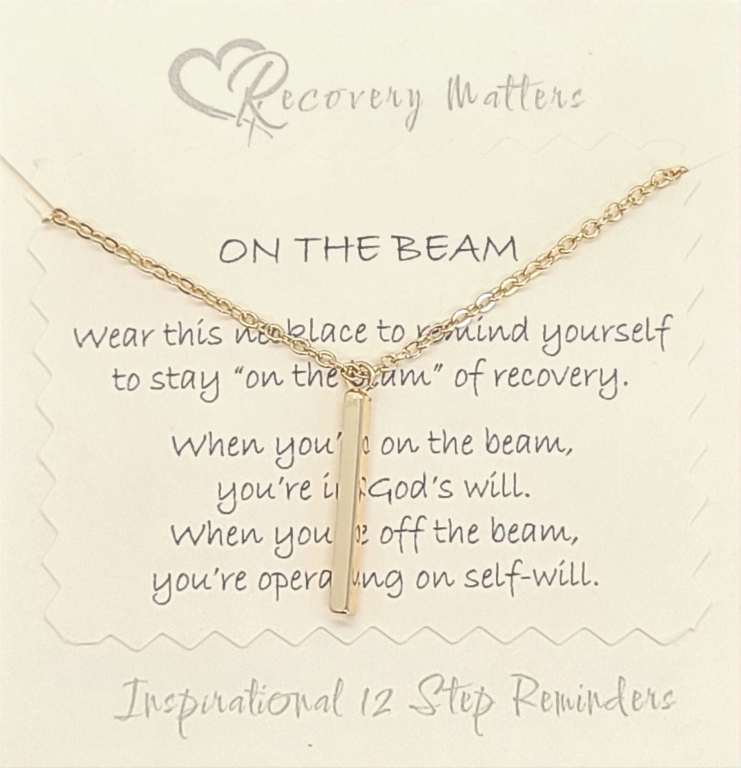 On the Beam Necklace by Recovery Matters