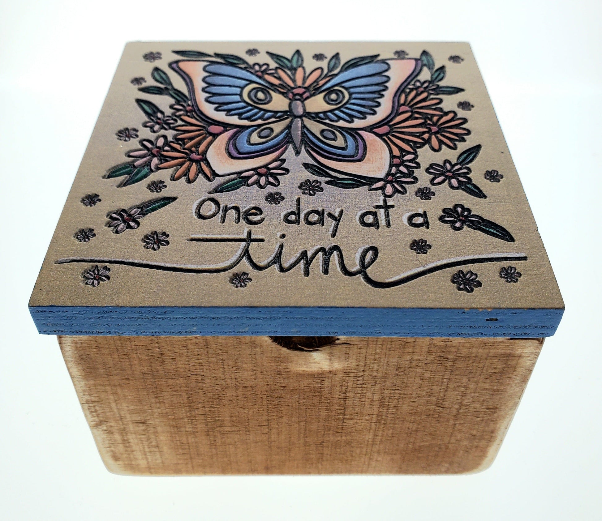 One Day at a Time Butterfly God Box